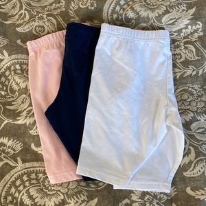 NWOT 3 pair biker shorts
